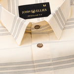 Axier Black Cotton Stripe Shirt - John Ellies