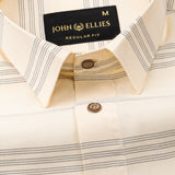 Axier Black Cotton Stripe Shirt - John Ellies