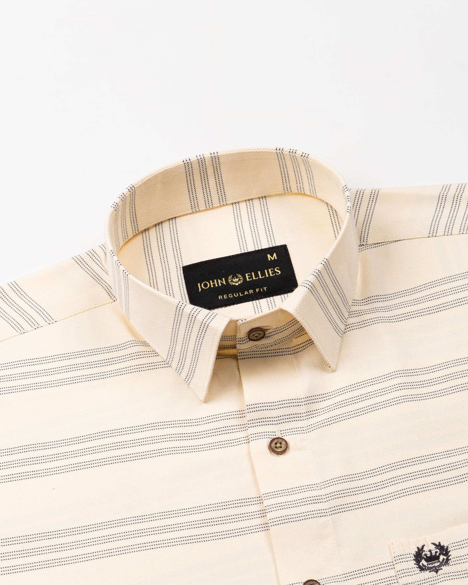 Axier Black Cotton Stripe Shirt - John Ellies