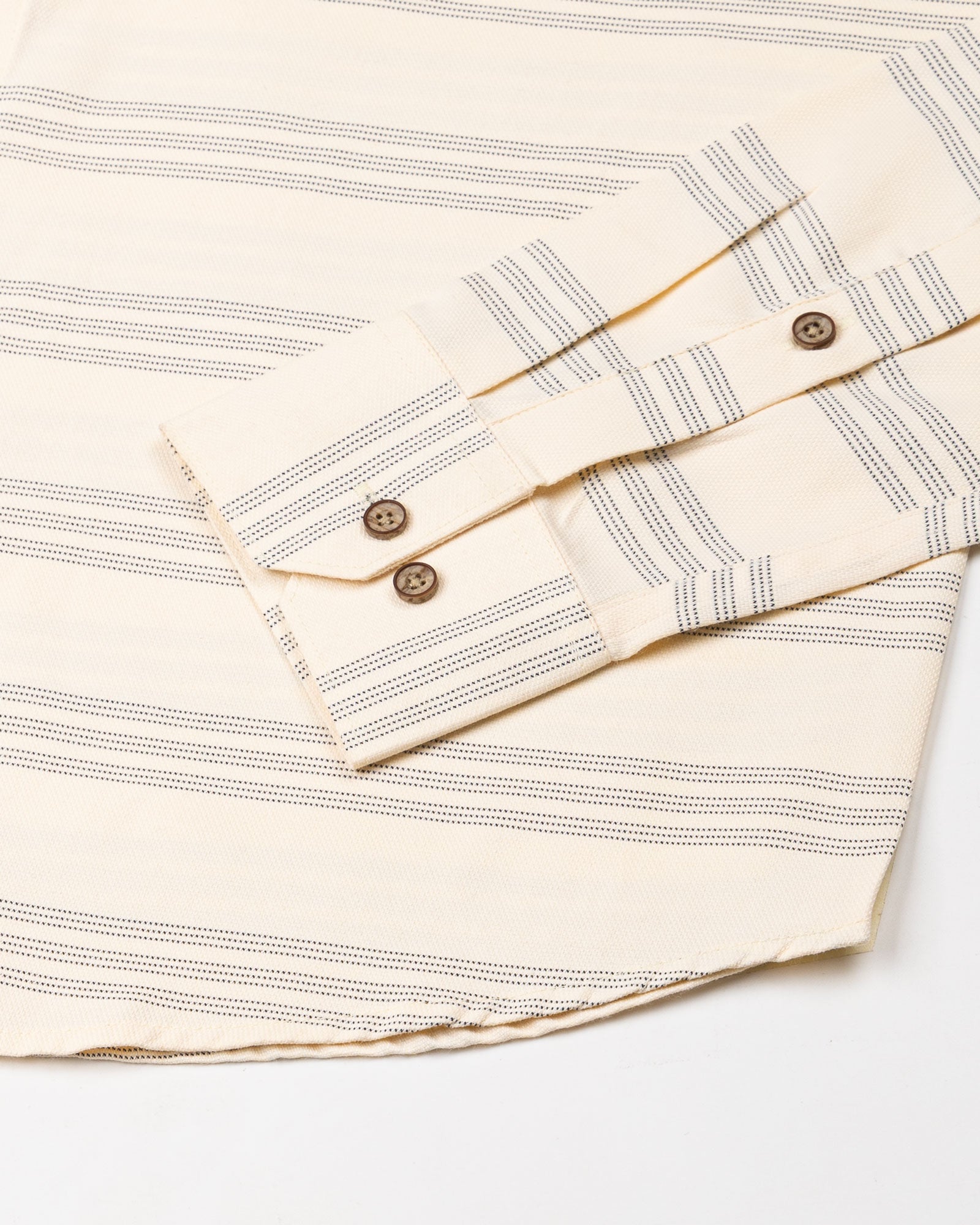 Axier Black Cotton Stripe Shirt - John Ellies