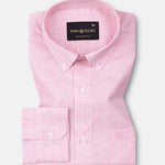 Flubie Pink Stripe Button Down Linen Shirt - John Ellies