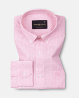 Flubie Pink Stripe Button Down Linen Shirt