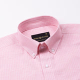 Flubie Pink Stripe Button Down Linen Shirt - John Ellies