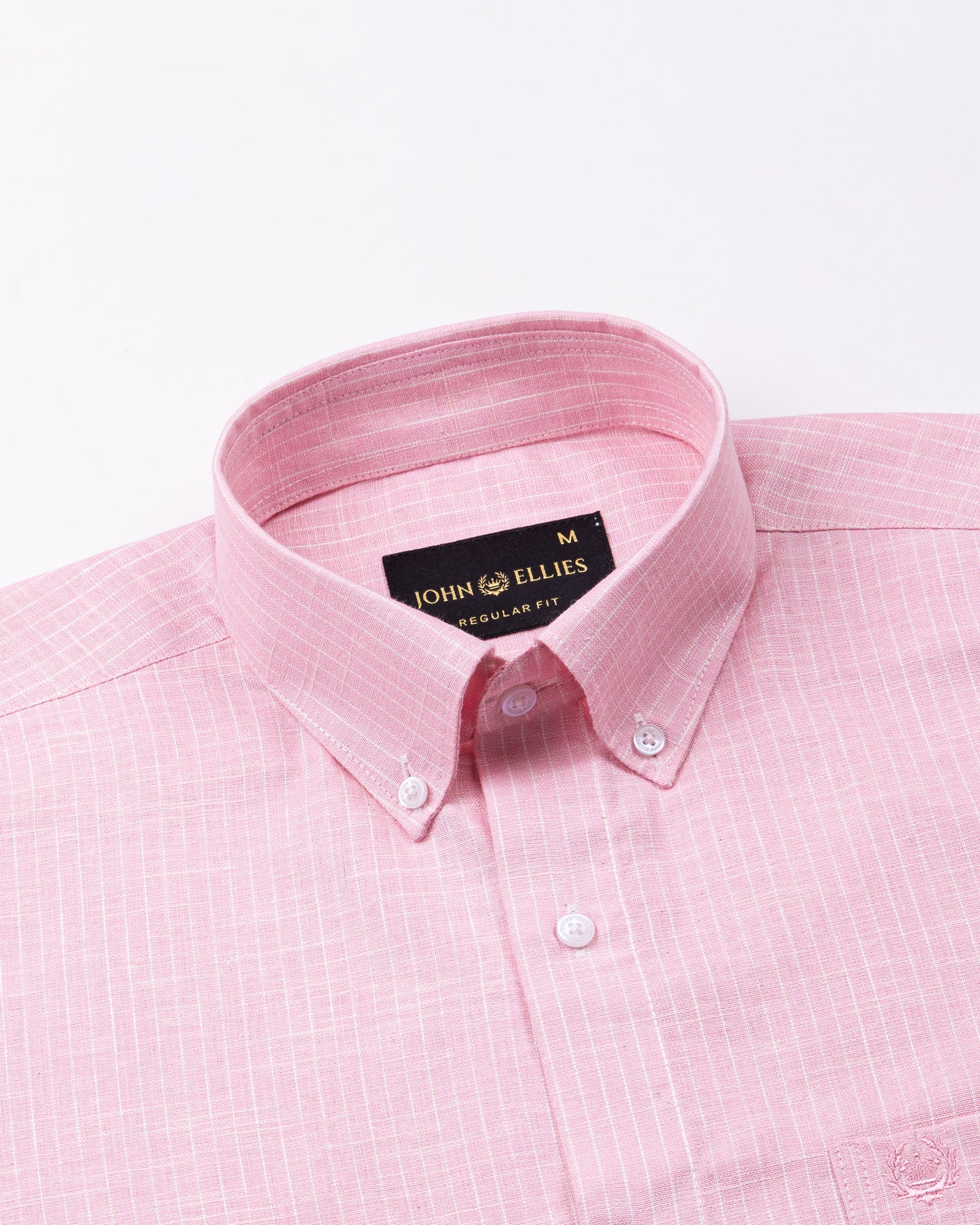 Flubie Pink Stripe Button Down Linen Shirt - John Ellies