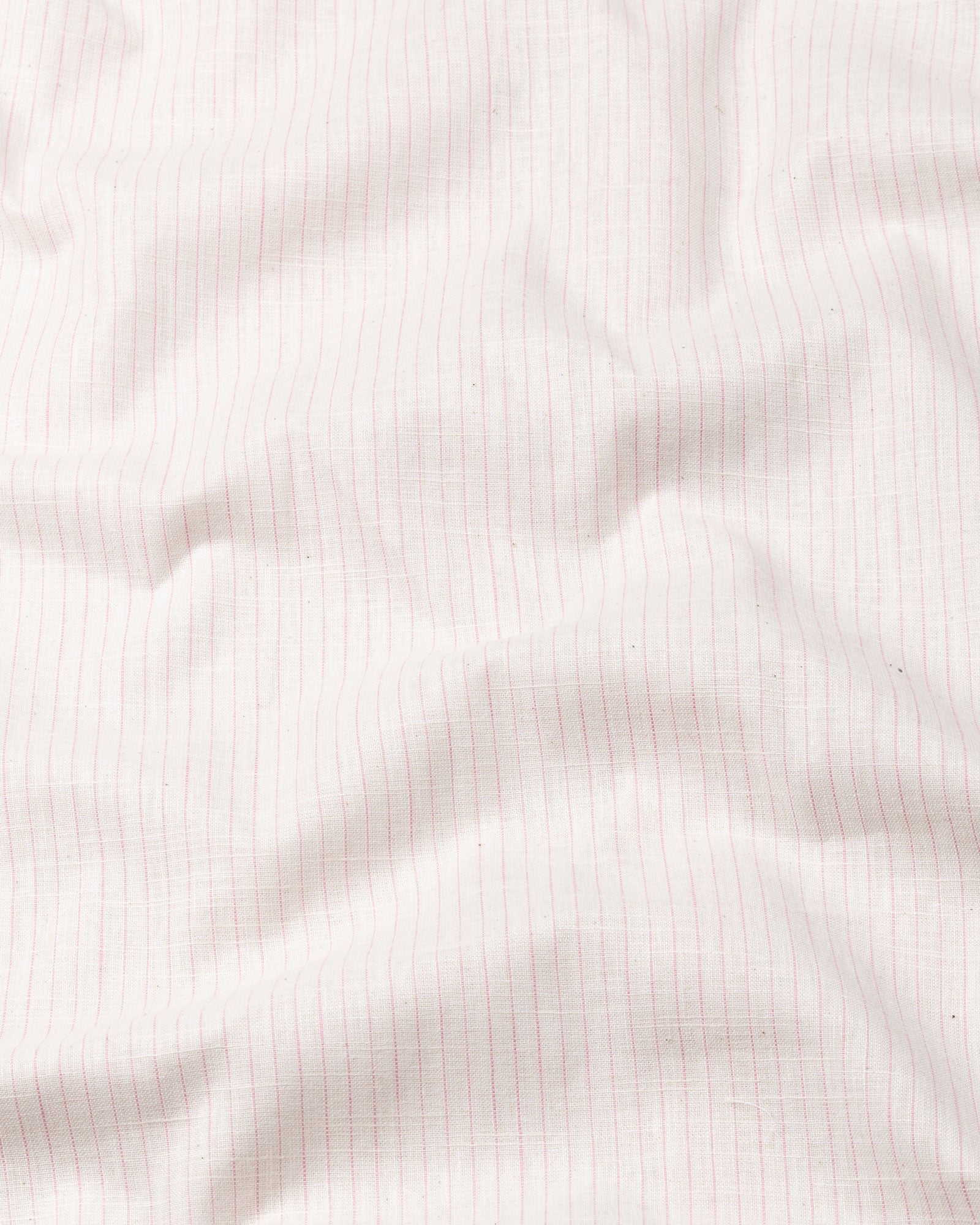 Flubie White Stripe Button Down Linen Shirt - John Ellies