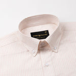 Flubie White Stripe Button Down Linen Shirt - John Ellies