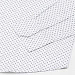 Alvin White Cotton Chain Dot Geometric Printed Shirt - John Ellies