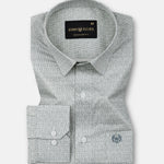 Alvin Cream Cotton Printed Shirt - John Ellies