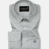 Alvin Cream Cotton Printed Shirt - John Ellies