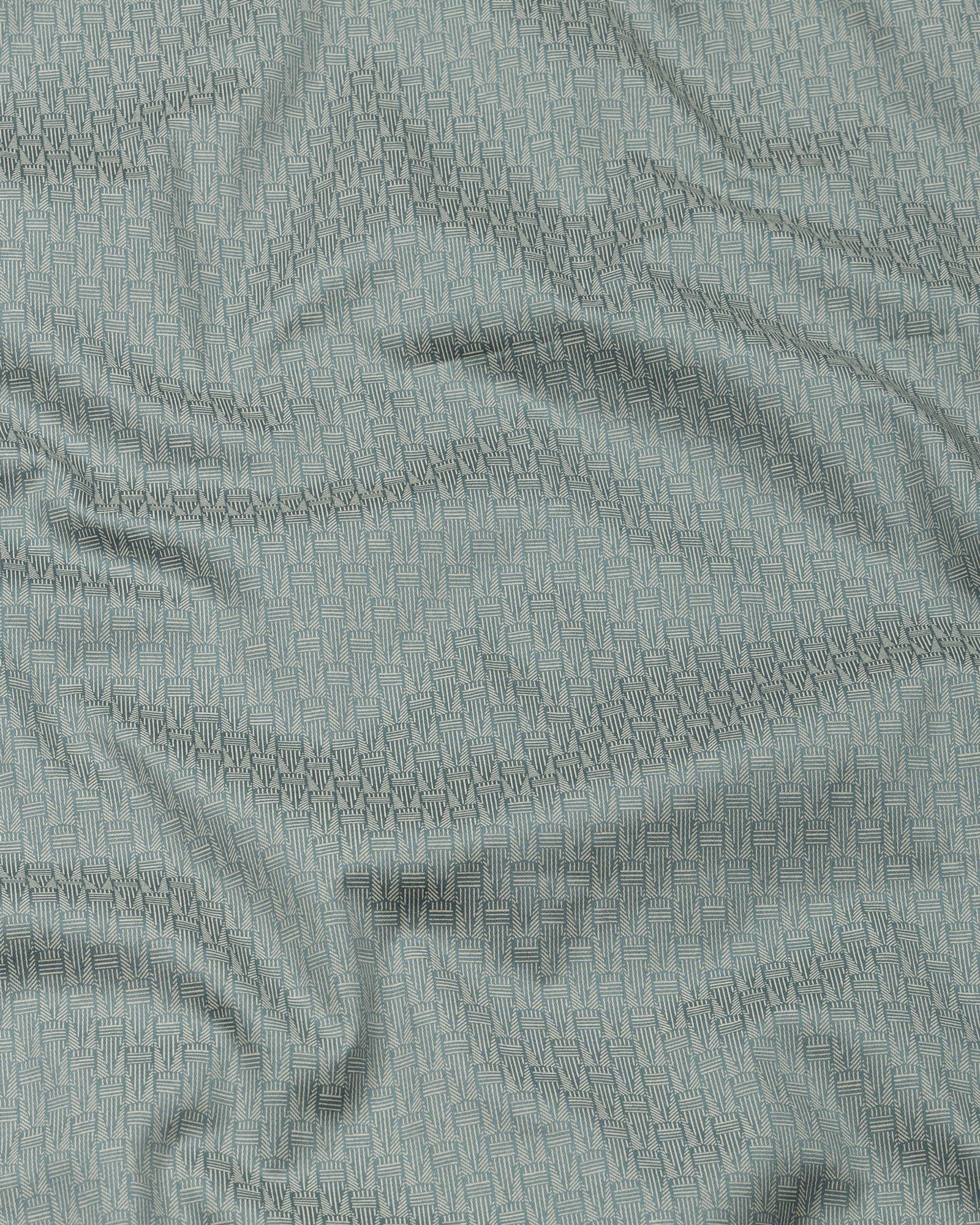 Alvin Green Cotton Printed Shirt - John Ellies