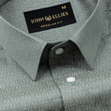 Alvin Green Cotton Printed Shirt - John Ellies