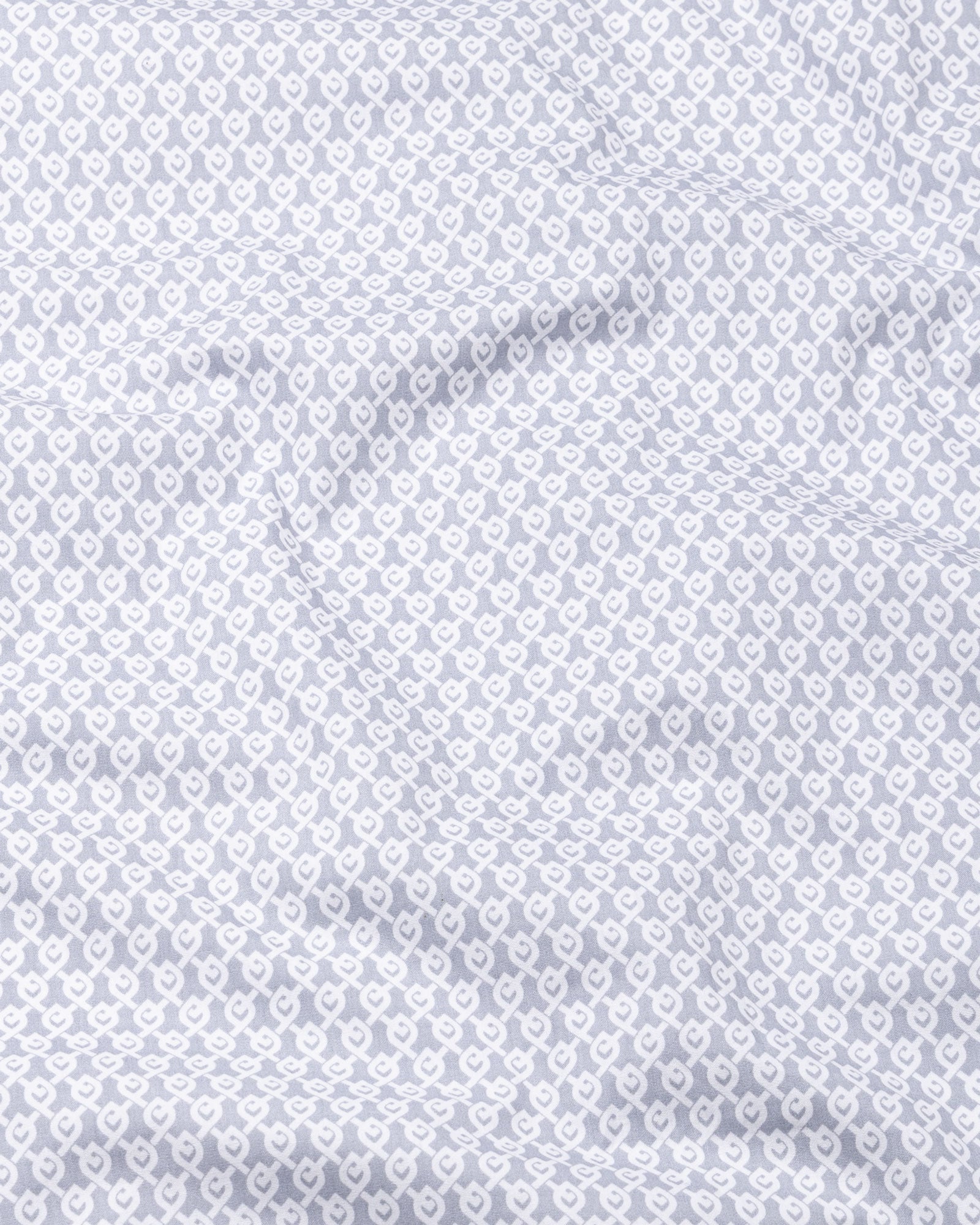 Alvin Grey Cotton Printed Shirt - John Ellies