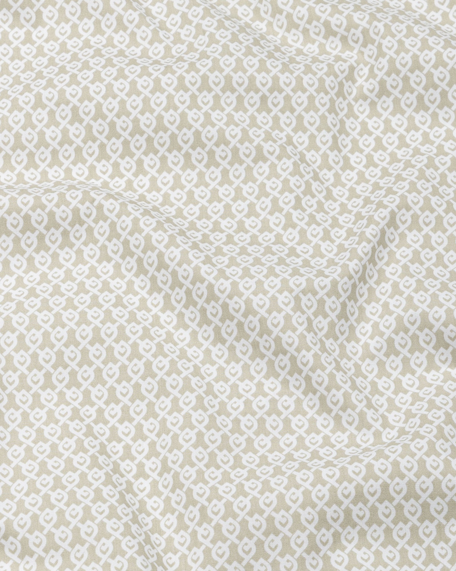 Alvin Olive Cotton Printed Shirt - John Ellies