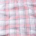 James Pink Check Linen Shirt - John Ellies