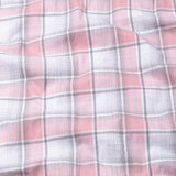 James Pink Check Linen Shirt - John Ellies