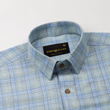 James Green Check Linen Shirt - John Ellies
