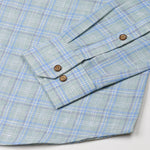 James Green Check Linen Shirt - John Ellies