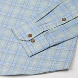 James Green Check Linen Shirt - John Ellies