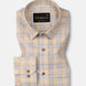 James Yellow Check Linen Shirt - John Ellies