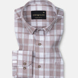 James Brown Check Linen Shirt - John Ellies
