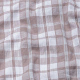 James Brown Check Linen Shirt - John Ellies