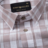 James Brown Check Linen Shirt - John Ellies