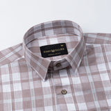 James Brown Check Linen Shirt - John Ellies