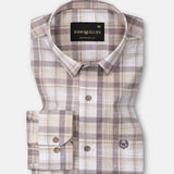 James Brown With Yellow Check Linen Shirt - John Ellies