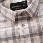 James Brown With Yellow Check Linen Shirt - John Ellies