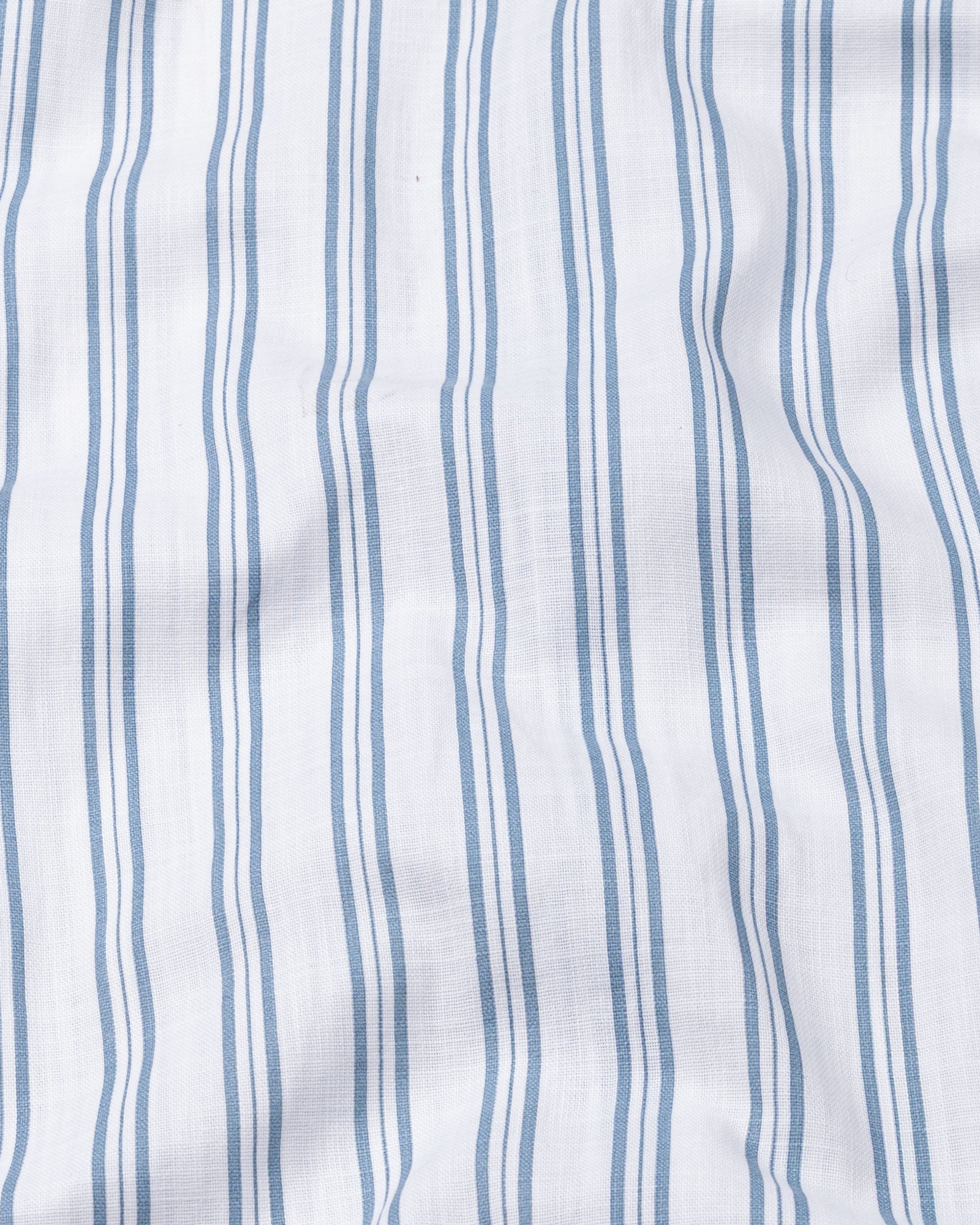 Devon Grey Stripe Linen Blend Shirt - John Ellies
