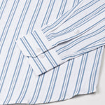 Devon Grey Stripe Linen Blend Shirt - John Ellies