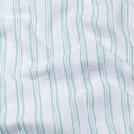 Devon Olive Stripe Linen Blend Shirt - John Ellies