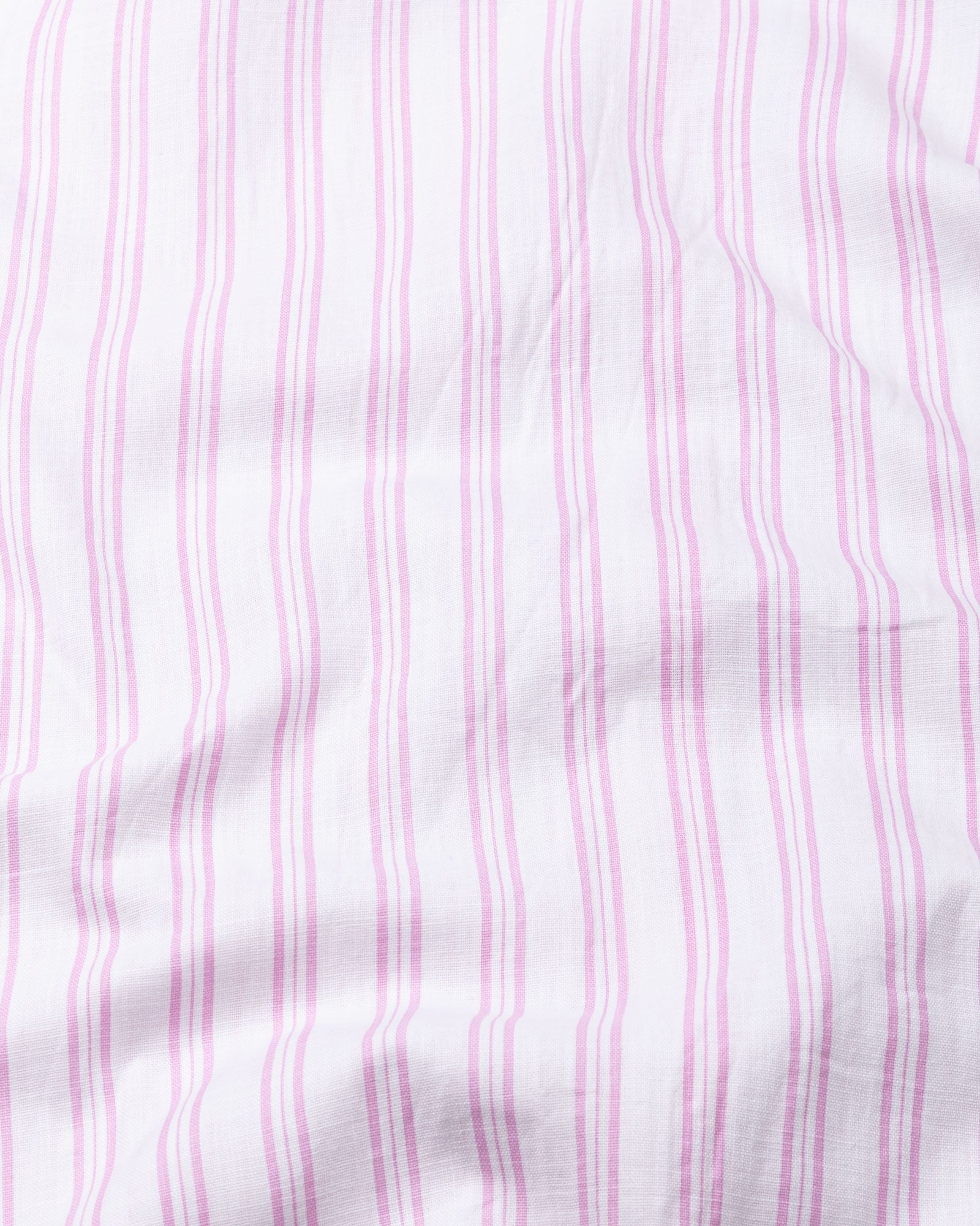 Devon Pink Stripe Linen Blend Shirt - John Ellies