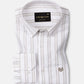 Devon Tan Stripe Linen Blend Shirt - John Ellies