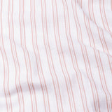 Devon Orange Stripe Linen Blend Shirt - John Ellies
