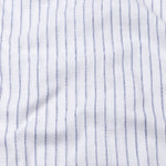 Miles Navy Blue Stripe Linen Shirt - John Ellies