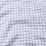 Miles Navy Blue Check Linen Shirt - John Ellies