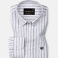 Miles Black Stripe Linen Shirt - John Ellies
