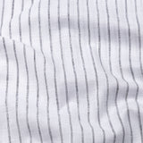 Miles Black Stripe Linen Shirt - John Ellies