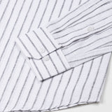 Miles Black Stripe Linen Shirt - John Ellies