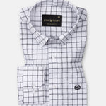 Miles Black Check Linen Shirt - John Ellies