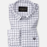 Miles Black Check Linen Shirt - John Ellies