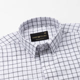Miles Black Check Linen Shirt - John Ellies