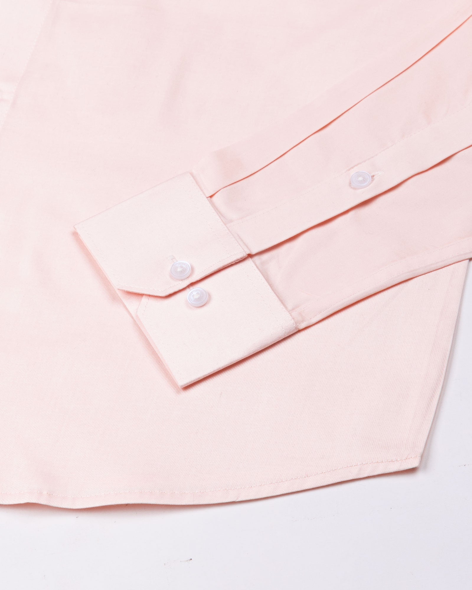 Stery Peach Plain Cotton Shirt - John Ellies