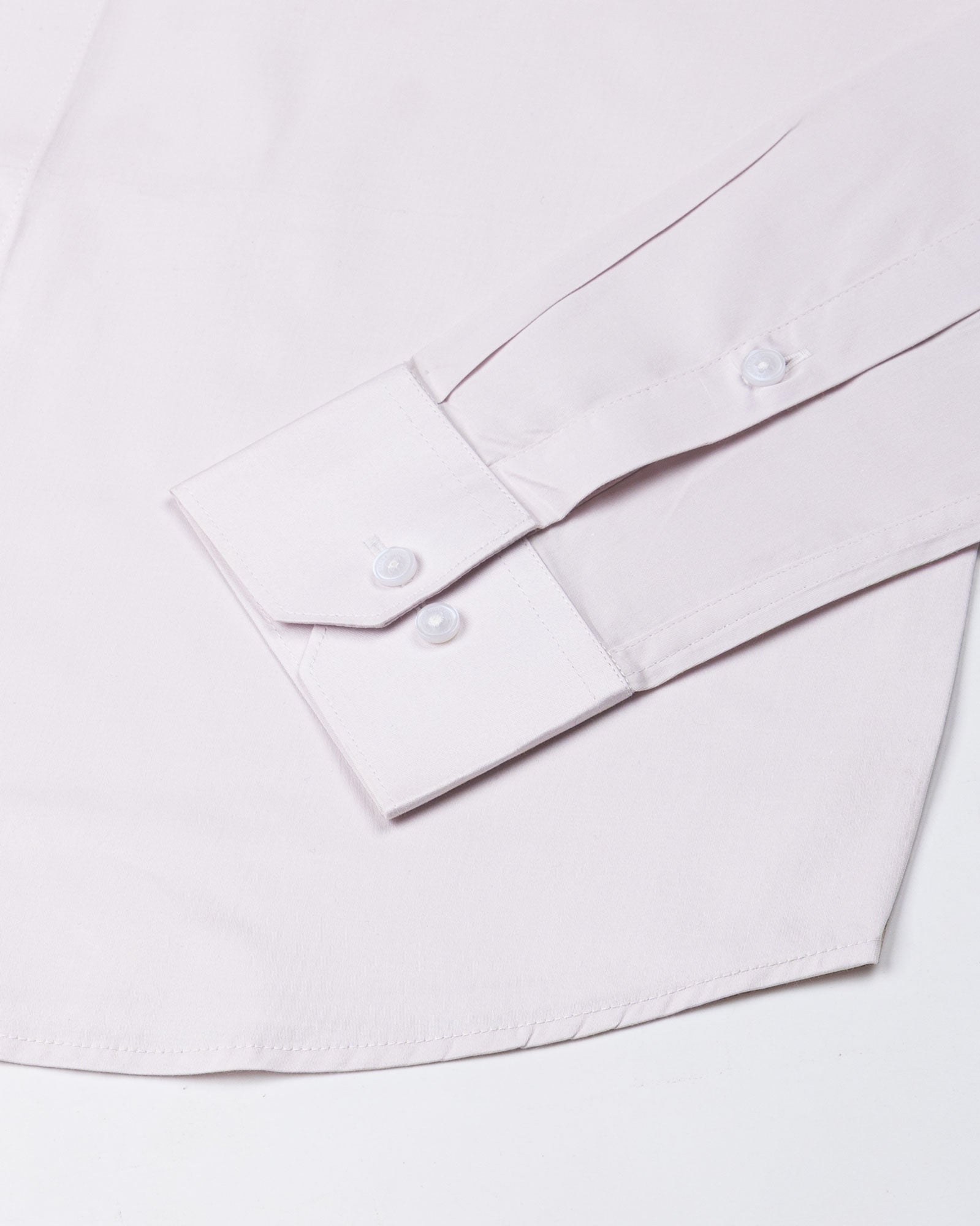Stery Silver Plain Cotton Shirt - John Ellies