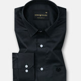 Stery Green Plain Cotton Shirt - John Ellies