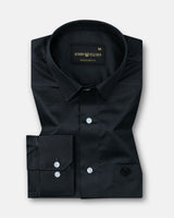 Stery Green Plain Cotton Shirt