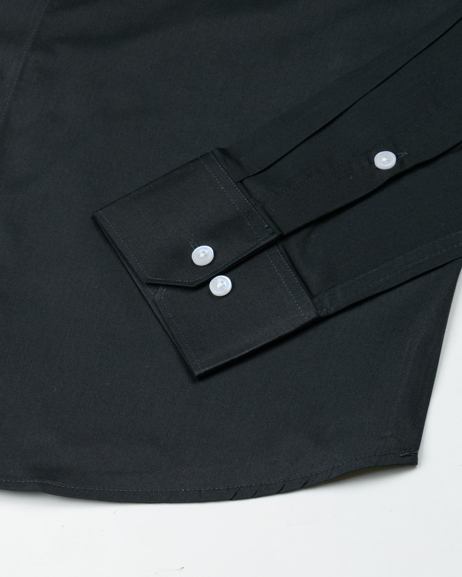 Stery Green Plain Cotton Shirt - John Ellies