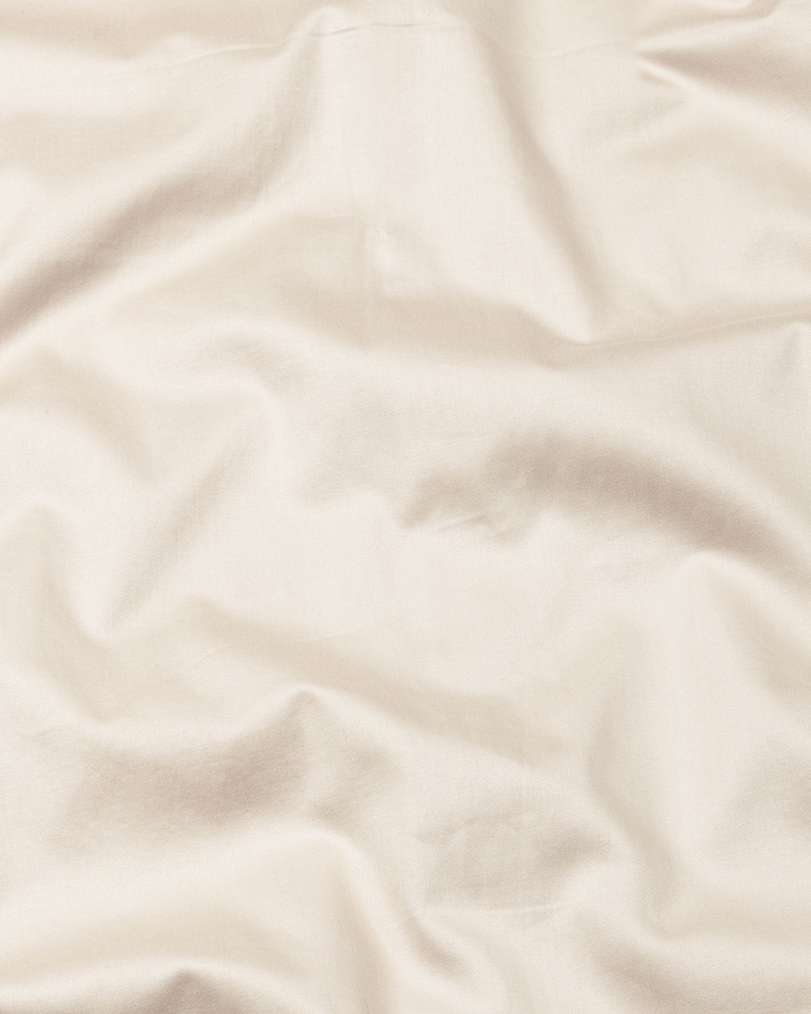 Stery Cream Plain Cotton Shirt - John Ellies