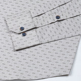 Gardian Beige Cotton Printed Shirt - John Ellies